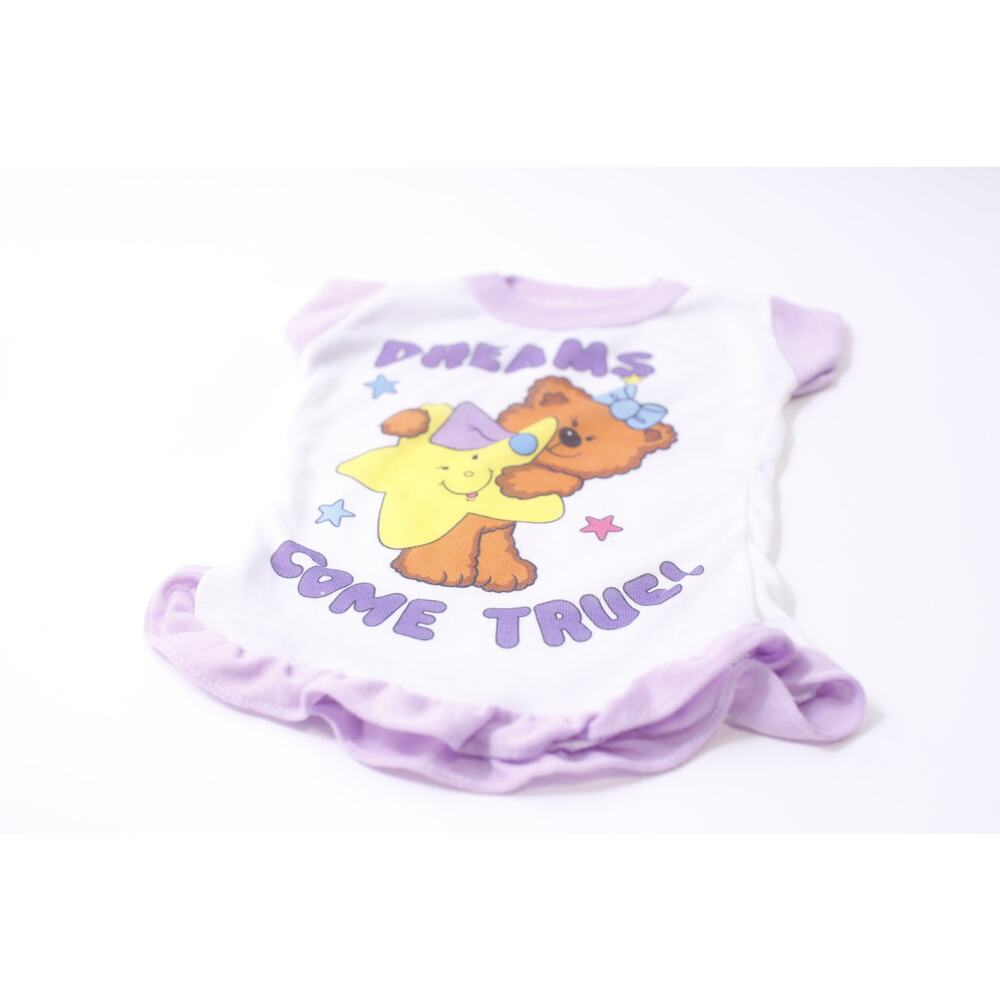 Dreams Come True, Doll Dress, 12", White Purple, Doll Clothing, ~ 250910-WH 1350